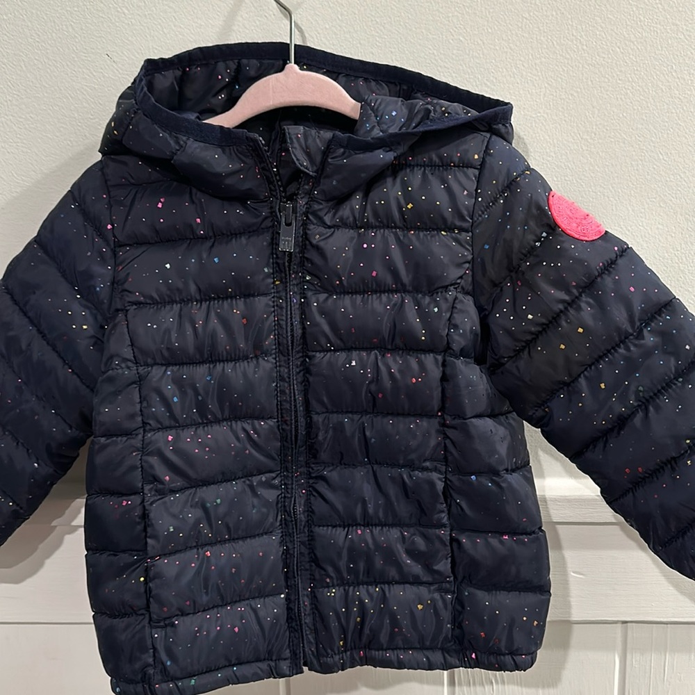 Baby Gap Girls Winter Jacket - 18-24M - Navy Blue